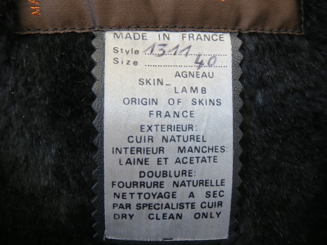 Yves Saint Laurent Fourures Leather Coat