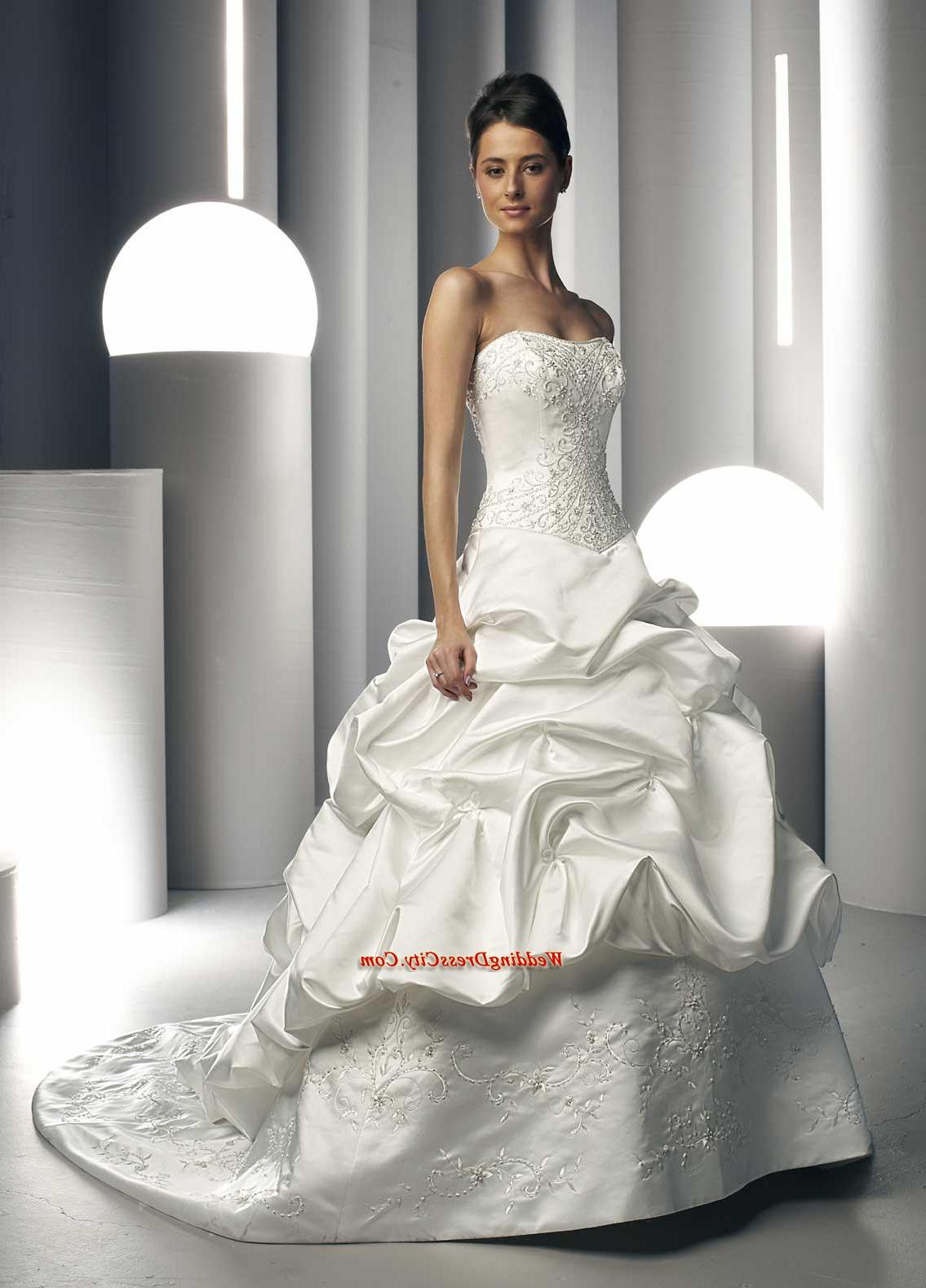 big white wedding dresses