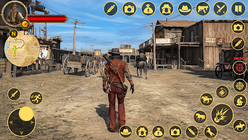 Screenshot West Cowboy Horse Riding Games