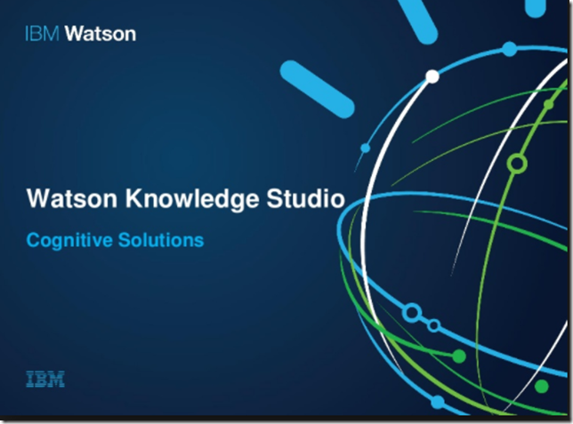 watson knowledge studio train model