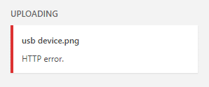 WordPress แสดงข้อผิดพลาด HTTP เมื่ออัปโหลดภาพ