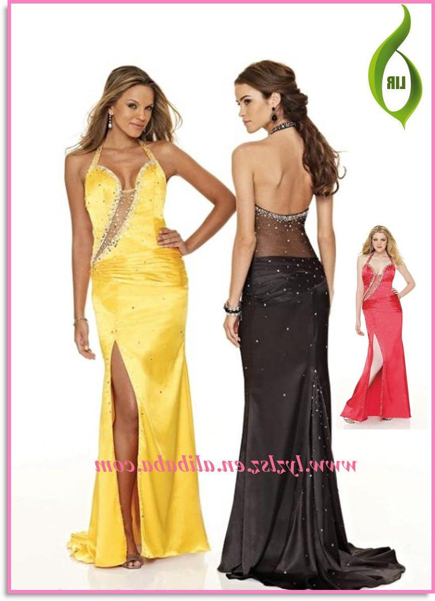 Elegant Backless Prom Dress