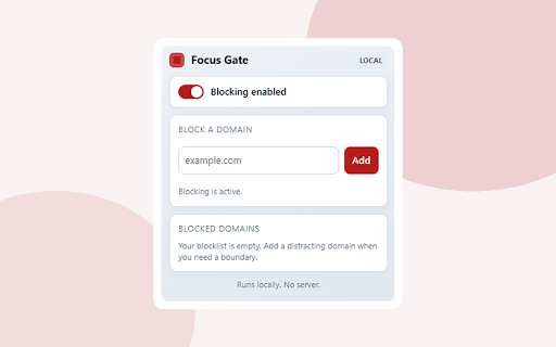 Focus Gate screenshot 1