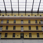 Familistère : musée, cour centrale et verrière