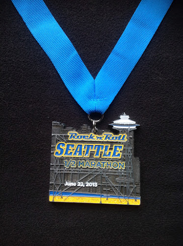 2013 Rock 'n' Roll Seattle Half Marathon medal