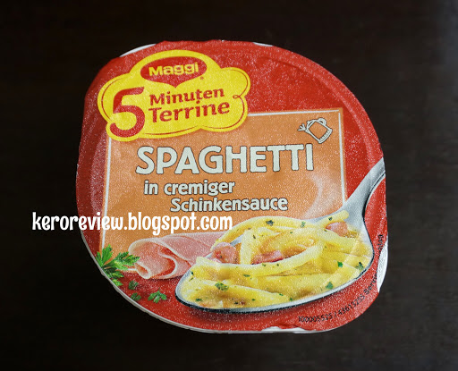 รีวิว แม็กกี้ สปาเก็ตตี้ คาโบนารา ซอสแฮม (CR) Review spaghetti ham sauce, Maggi Brand.