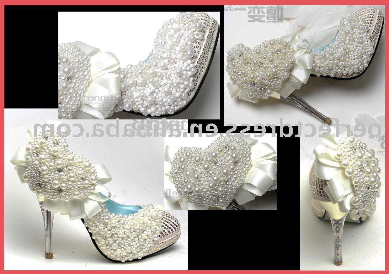 fashion crystal wedding shoes