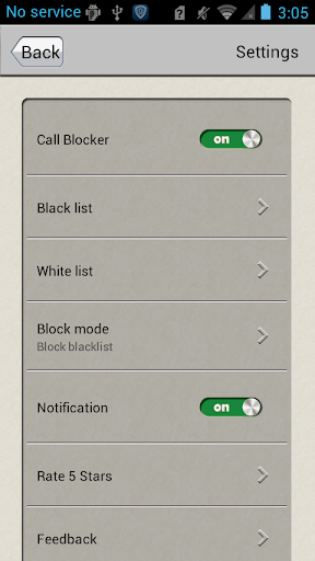 Screenshot Call Blocker