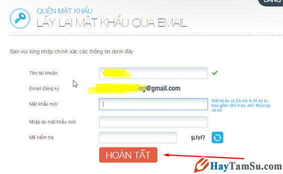 kiểm tra email xác thực mật khẩu game đột kích mới