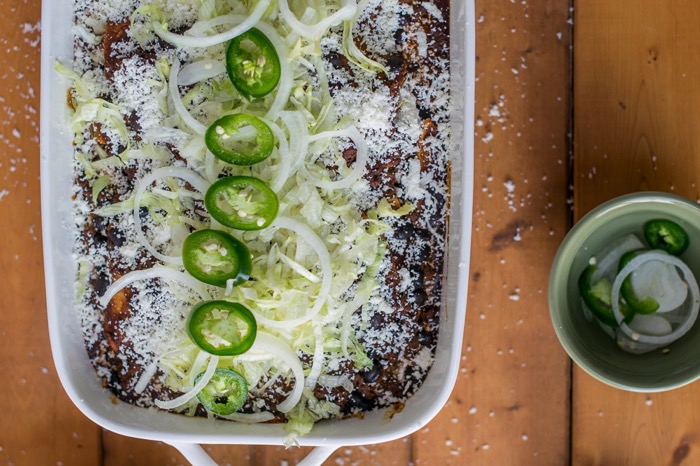 jalapenos top enchiladas. jalapenos top enchiladas