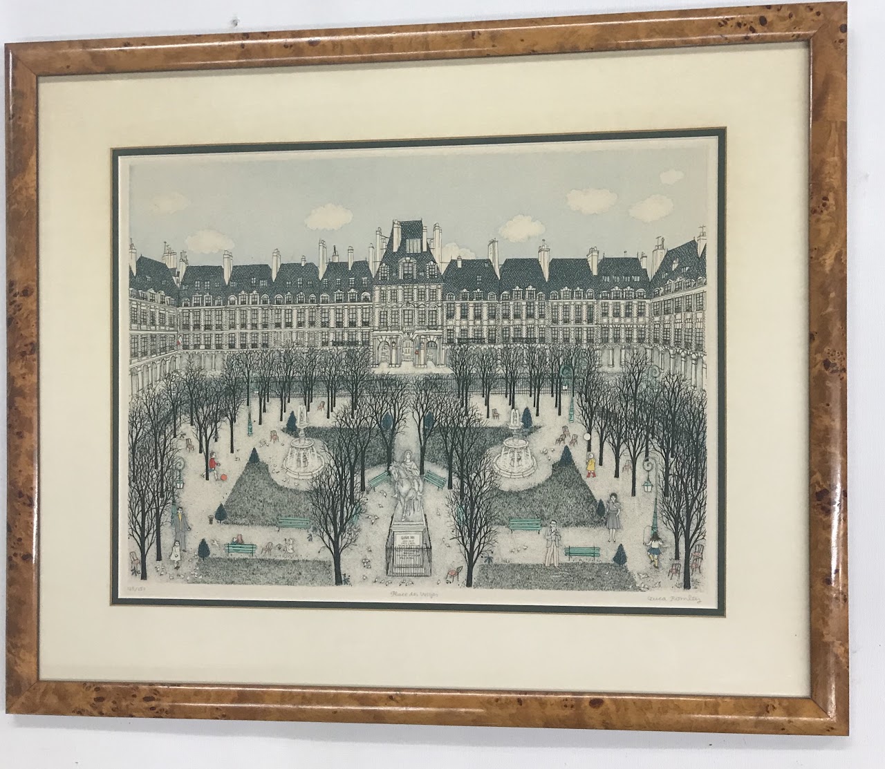 Cuca Romley's "Place de Vosges" Lithograph