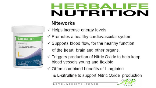 The benefits of using niteworks herbalife are: