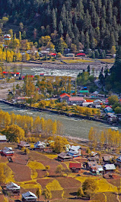 Keran as seen from Upper Neelum Village.