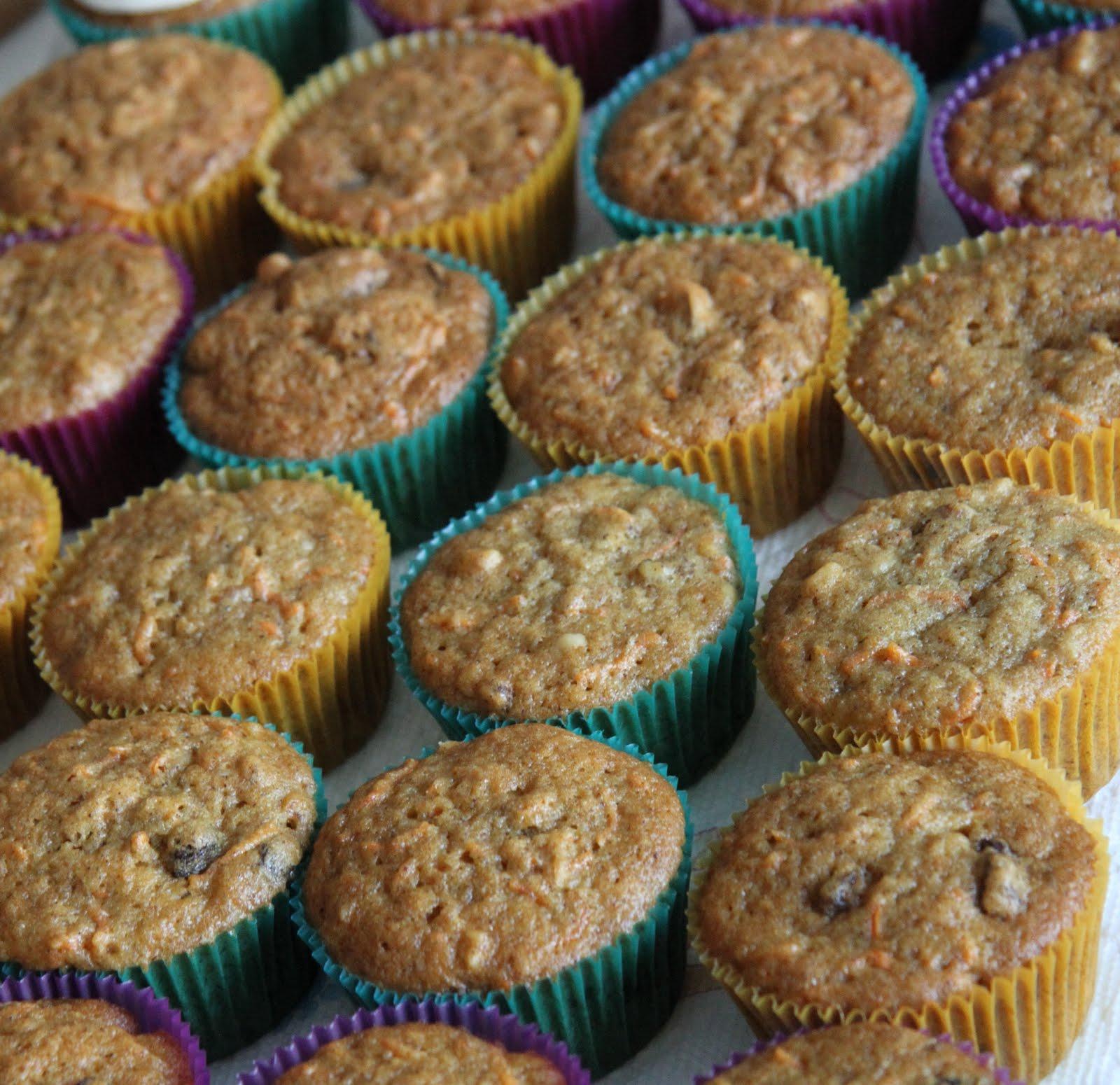 Cuddly Carrot Cupcakes fresh