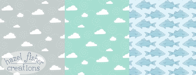 August review spoonflower clouds fish designs fabric hazelfishercreations 5Aug15