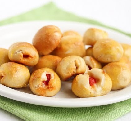 pretzel pizza bites