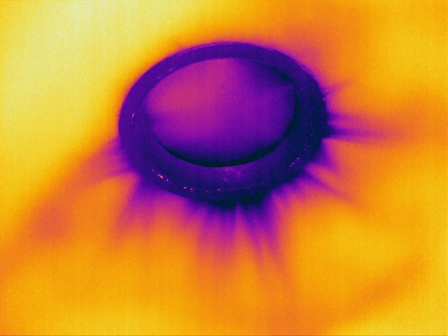 Thermal Scans Insulation Contractor Metrony Home This Recessed Light Fixture Clearly Shows Streaks Of Hot Attic Air Leaking Into The Conditioned