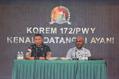 Prajurit Korem 172/PWY Terima Pembekalan HAM dari PAK HAM Papua