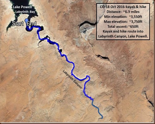 Lake Powell-18 Oct 2016-kayak and hike