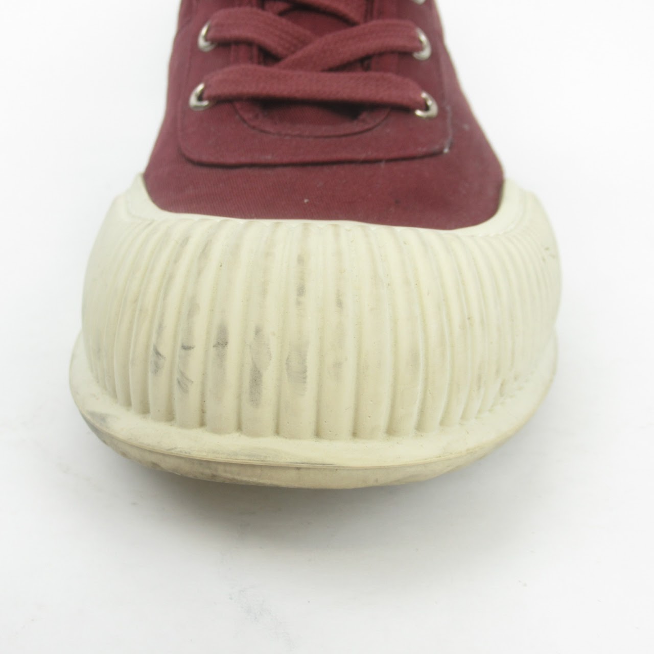 Prada Merlot Canvas Sneakers