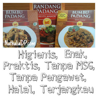 rendang dan bumbu padang praktis, sehat, halal