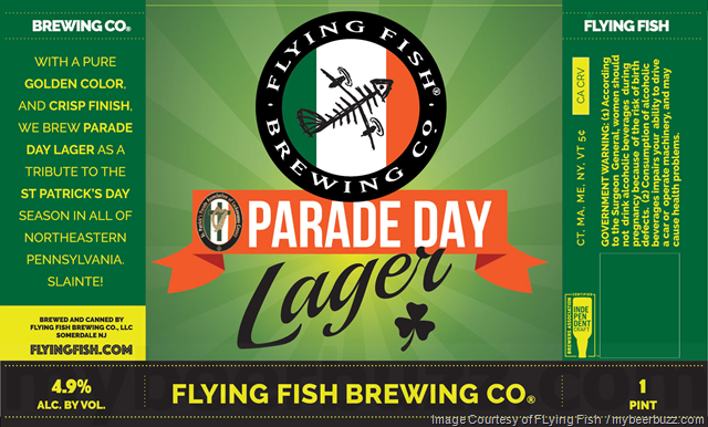 FLying Fisch Parade Day Lager 16oz Cans 