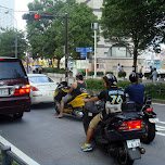 scooters in yokohama in Yokohama, Japan 