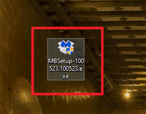 MBSetup-100523.100523.exe 파일을 클릭하여 MalwareBytes를 설치하십시오.