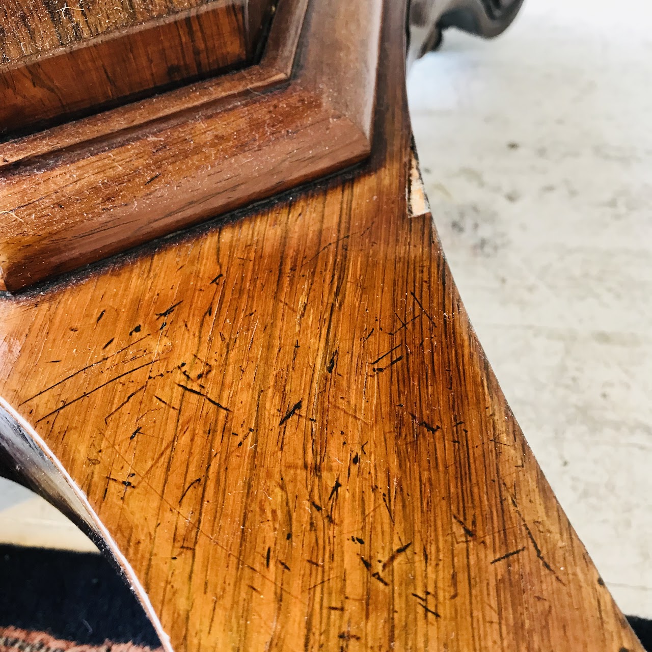 19th C. Irish Rosewood Card Table