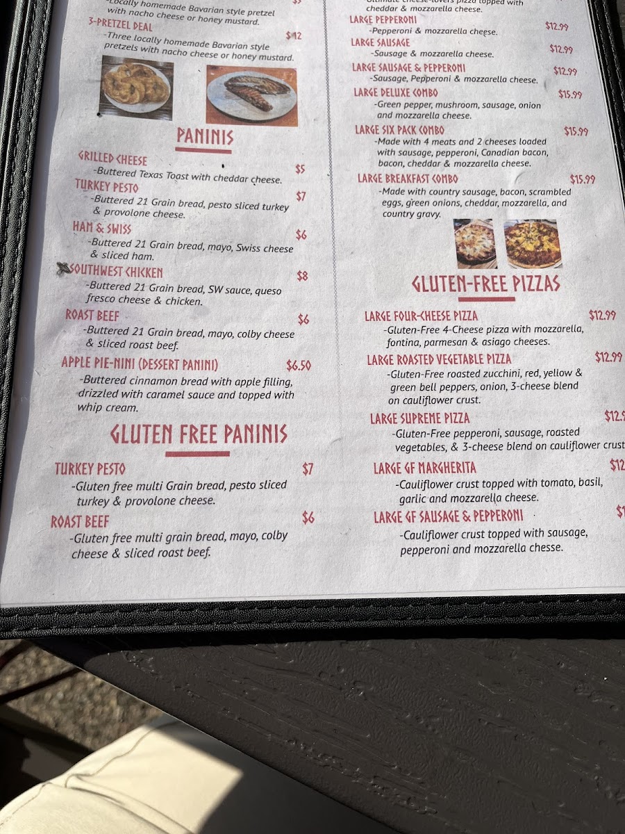 White Bear Meadery gluten-free menu