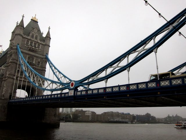 South side of Tower Bridge in London