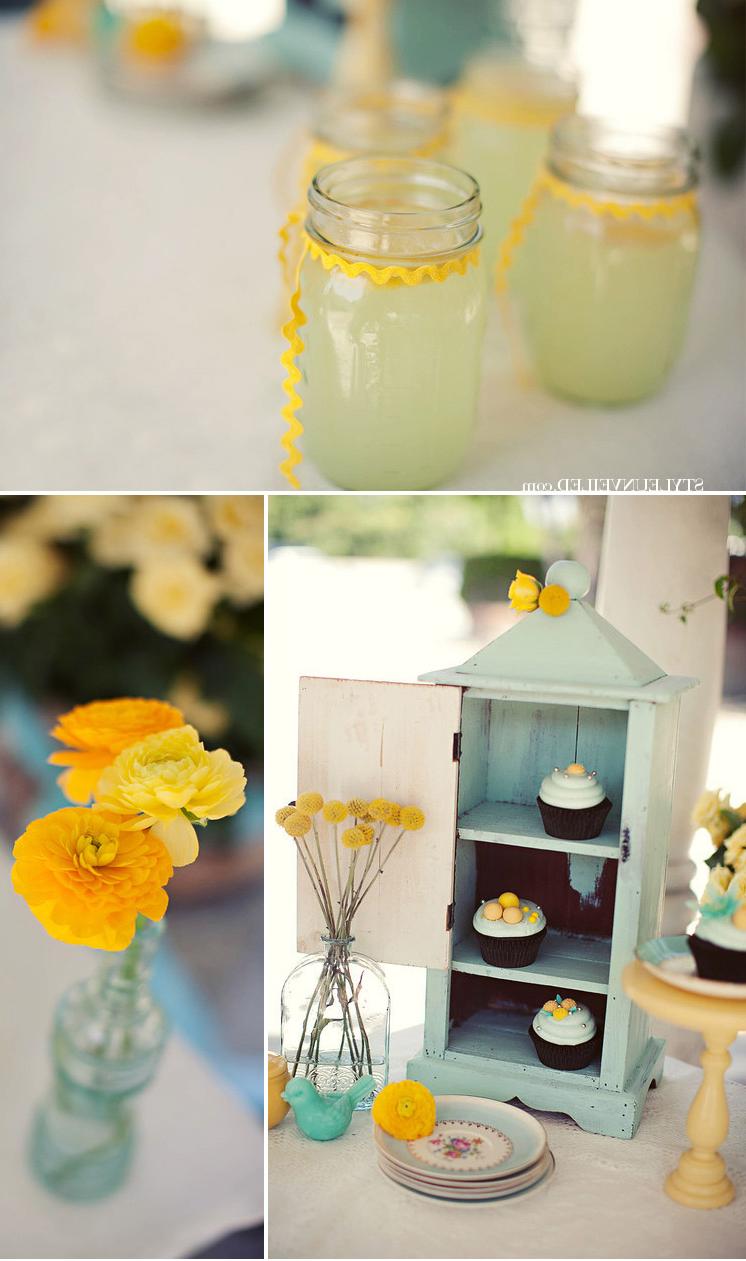 Teal & Yellow Inspiration