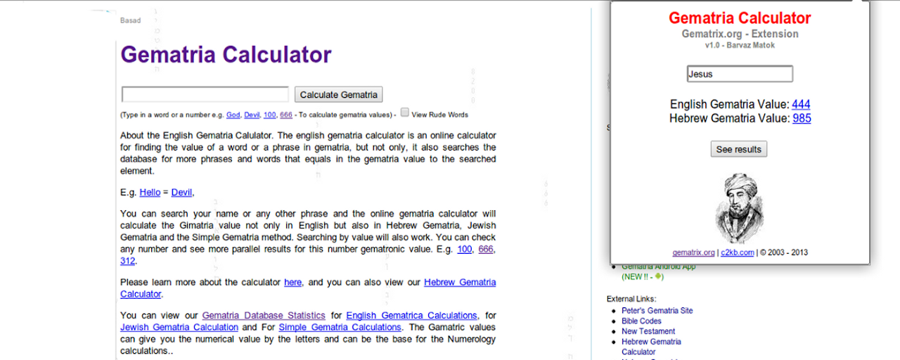 Gematria Calculator - Gematrix.org Preview image 2