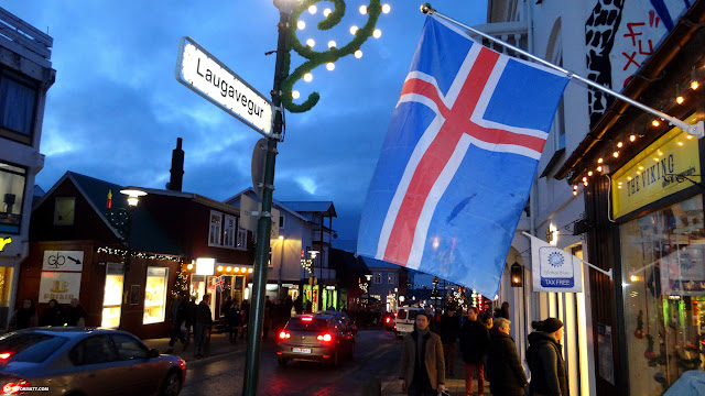 shopping in Reykjavik in Reykjavik, Iceland 