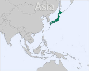 Japan location map