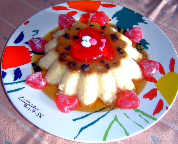 Receta de Flan de huevo a la vainilla