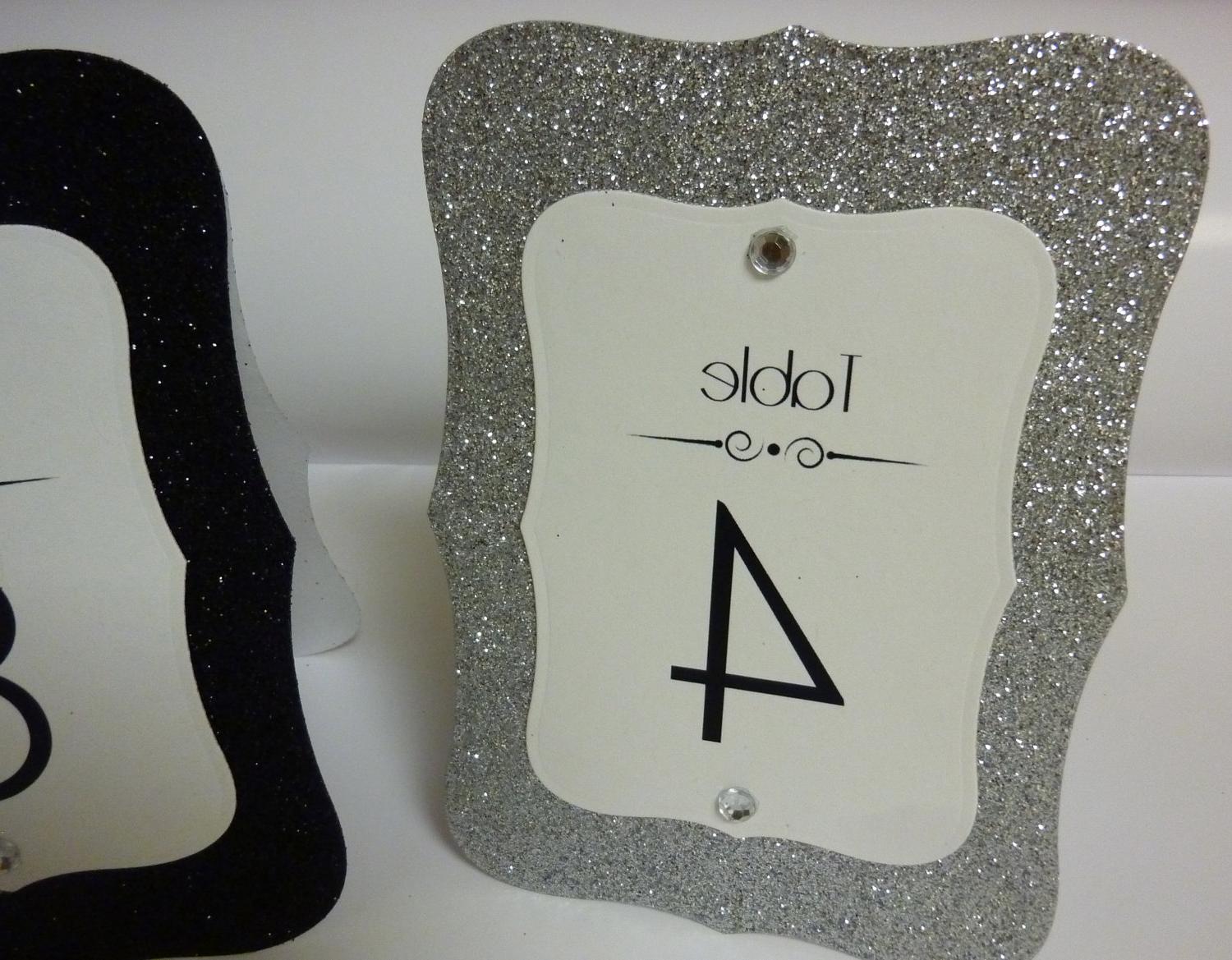 Table Number Cards- Wedding,