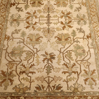 Floral Wool Area Rug