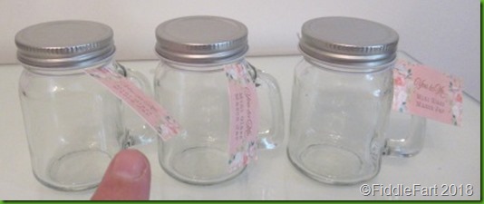 mini mason jar glasses Home Bargains
