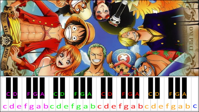 One Piece Hikari E Opening 3 Sheet music for Piano, Soprano, Alto, Clarinet  bass & more instruments (Mixed Ensemble)