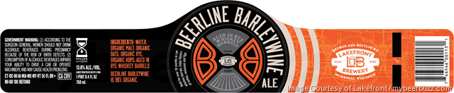 Lakefront Brewery Adding Beerline Barleywine Ale