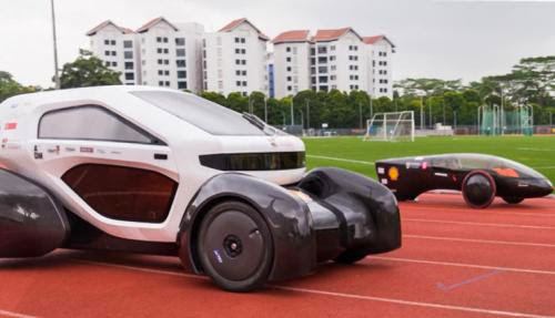 Singapore Students Build A Solar Electric Car With 3D Printed Body