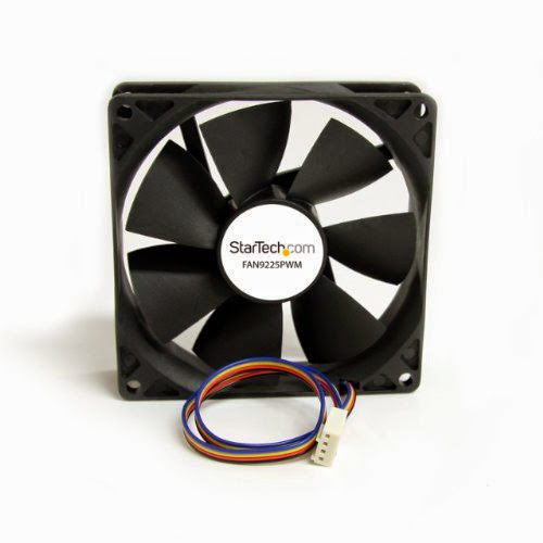  StarTech.com 92x25mm Computer Case Fan with PWM FAN9225PWM (Black)