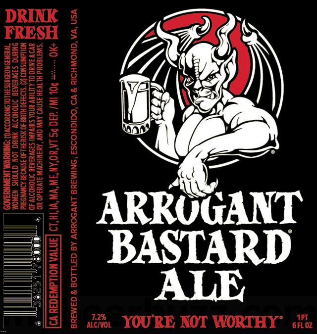 Stone Updating Arrogant Bastard Cans & Bottles