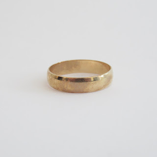 14K Gold Band Ring