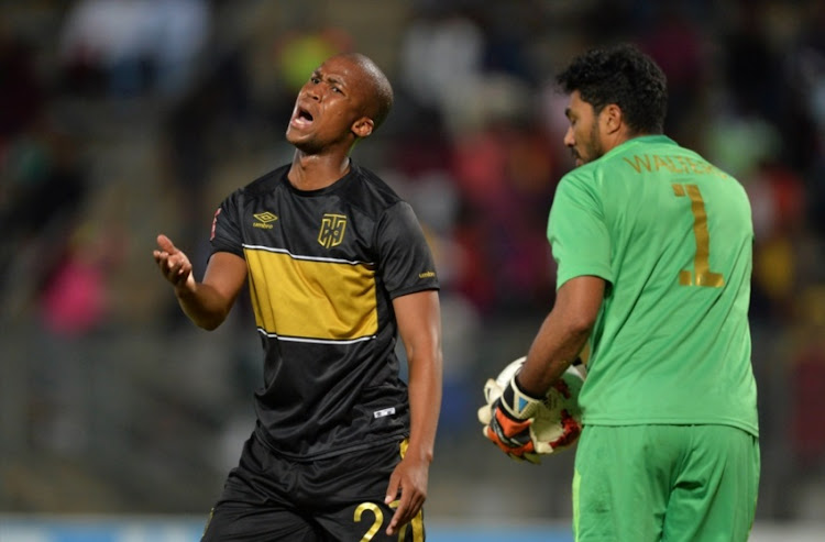 Tshepo Gumede of Cape Town City FC during the Absa Premiership match between SuperSport United and Cape Town City FC at Lucas Moripe Stadium on May 09, 2017 in Pretoria, South Africa.