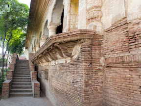 Renovated stairs to the Sikh architecutre building