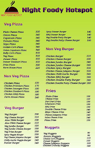 Night Foody Hotspot menu 3