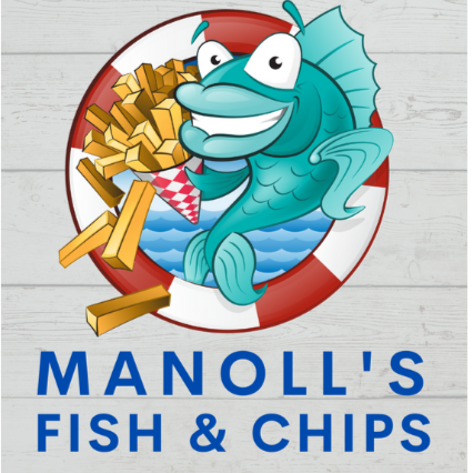 Manoll's Fish & Chips logo