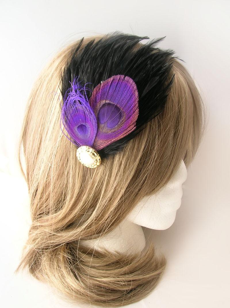 Royal Purple Peacock feather peacock purple wedding